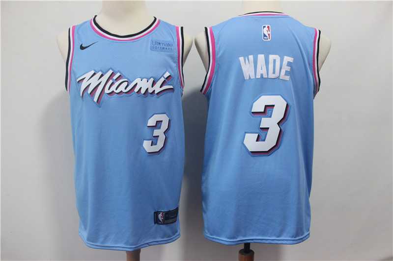 Heat 3 Dwyane Wade Light Blue Nike Swingman Jersey,We sell and wholesale Heat 3 Dwyane Wade Light Blue Nike Swingman Jersey on line form chian!